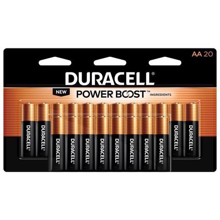 DURACELL Coppertop AA Alkaline Batteries  Carded, 20PK MN1500B20